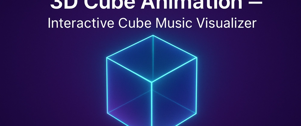 3D 음악 반응 큐브, JavaScript &amp; CSS로 구현한 프로젝트