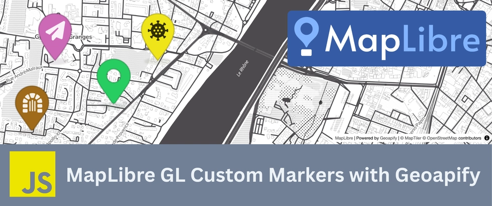 MapLibre GL과 Geoapify Marker API로 커스텀 마커 추가 가이드