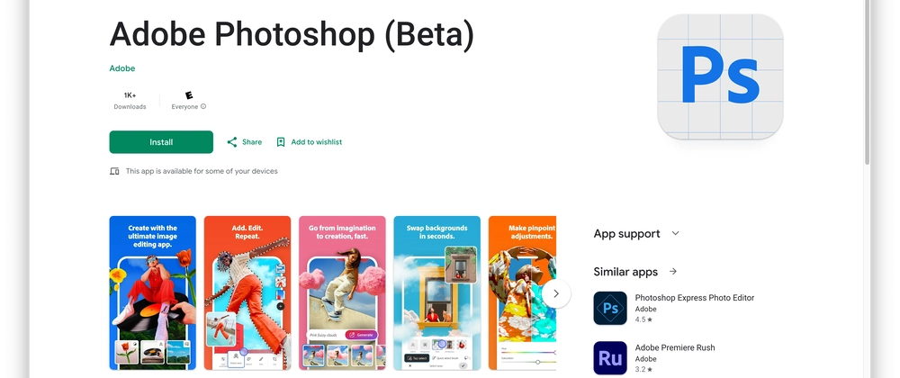 Adobe Photoshop Beta for Android: AI Editing Features and Li