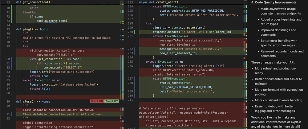 AI, Productivity, Code Quality, Collaboration. Maybe &quot;AI and