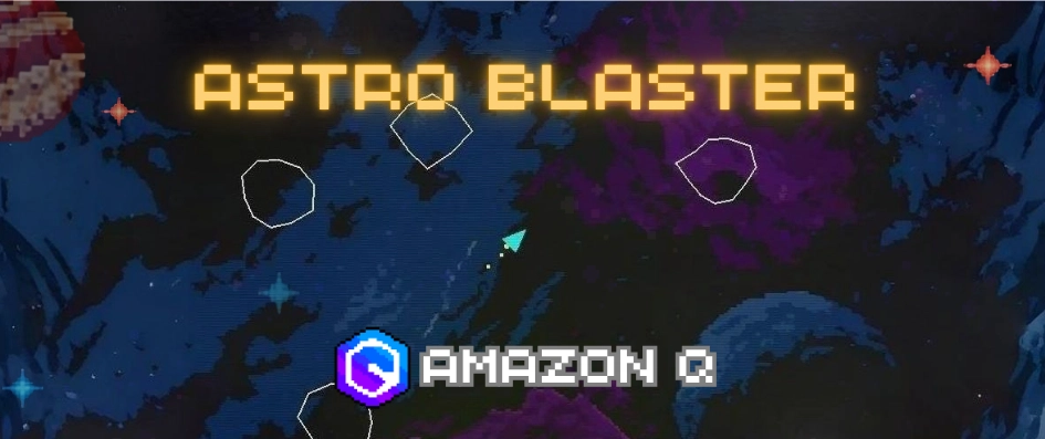 Amazon Q로 만든 픽셀 게임 개발: 아스테로이드 오마주
