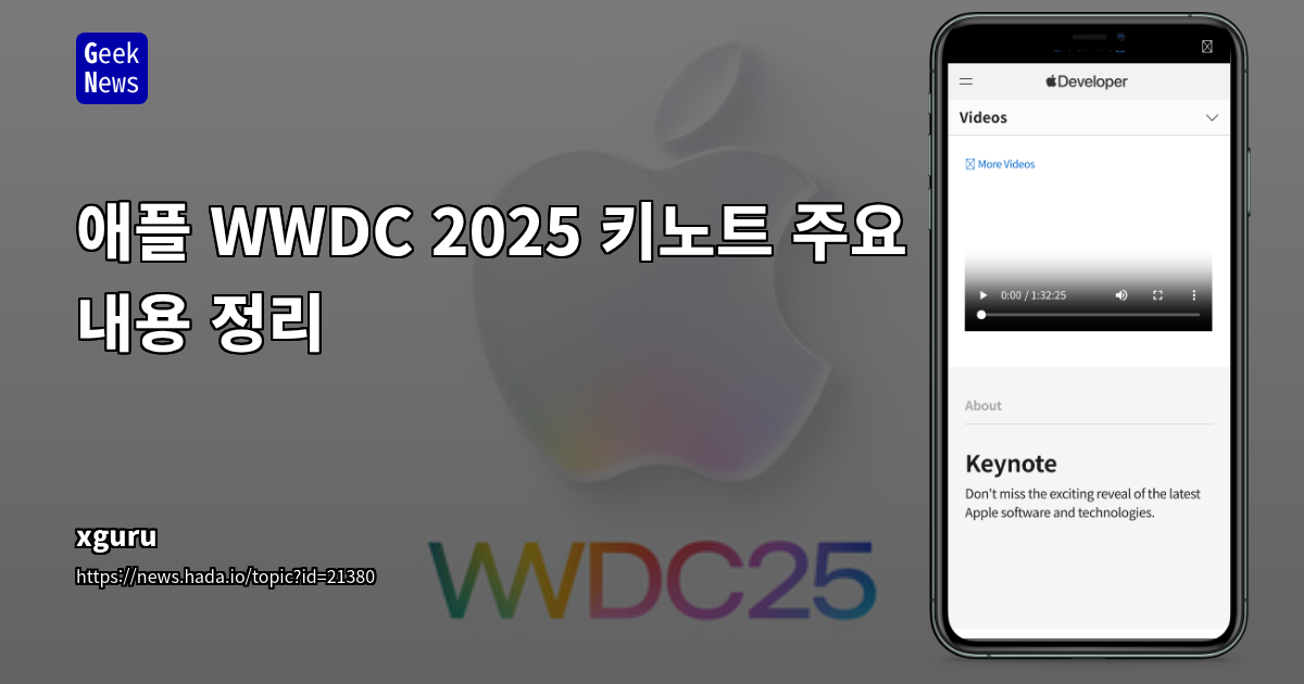 Apple WWDC 2025: Apple Intelligence, Liquid Glass, iOS 26, m