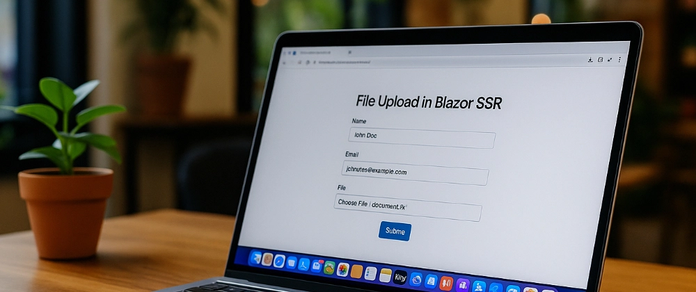 Blazor SSR에서 파일 업로드 구현 방법