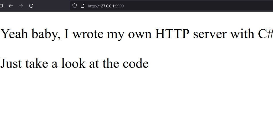 C# .NET으로 간단한 HTTP 서버 구현 방법