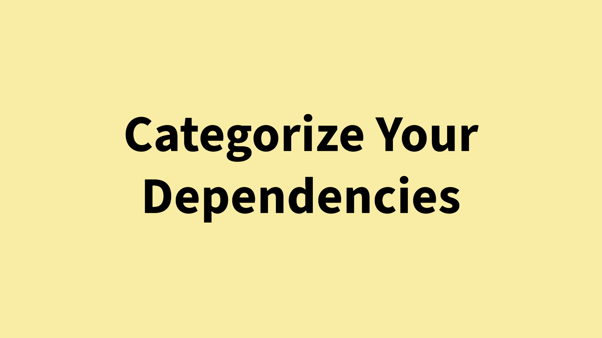 Classifying Dependencies with PNPM Catalogs in Monorepo Proj