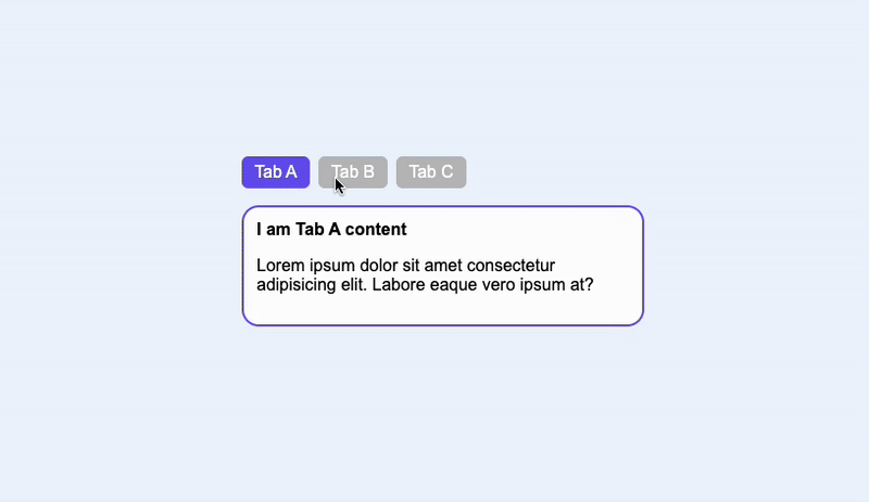 CSS로만 만드는 기능적인 탭 구현법