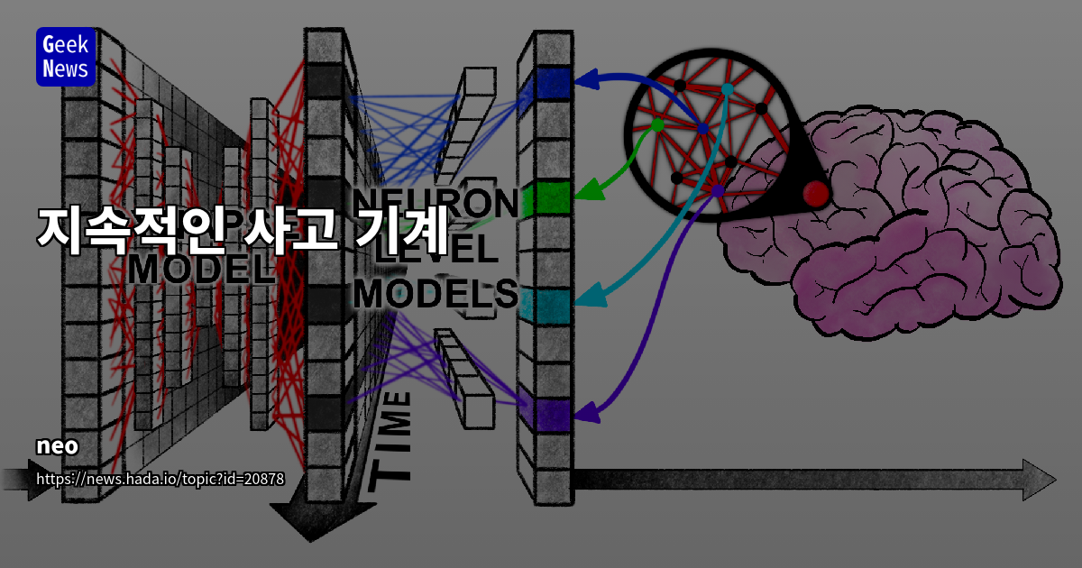 CTM: 지속적인 사고 기계 - AI와 생물학적 개연성 융합