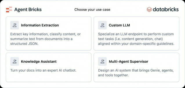 DataBricks, AI 에이전트 자동 생성 기술 &apos;에이전트 브릭스&apos; 공개