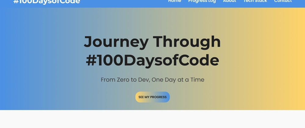 Day 39: Responsive Navbar &amp; GitHub Website Development