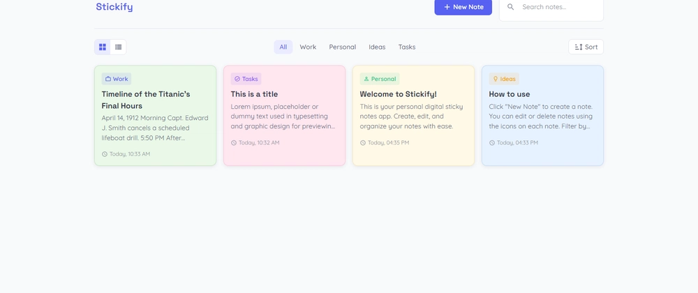 Stickify: Vanilla JS로 개발한 디지털 스티커 노트 앱 개발 경험