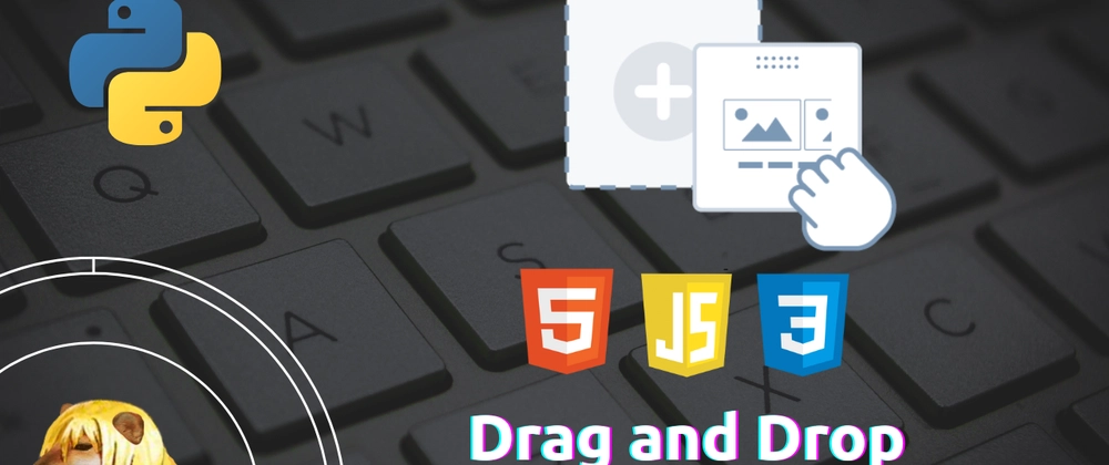 드래그 앤 드롭 기능 구현 방법 (JavaScript, CSS, Flask 활용)