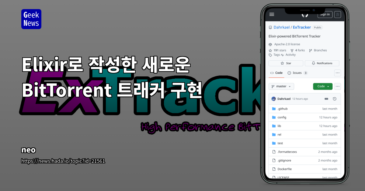Elixir BitTorrent Tracker: High-Performance ExTracker with B