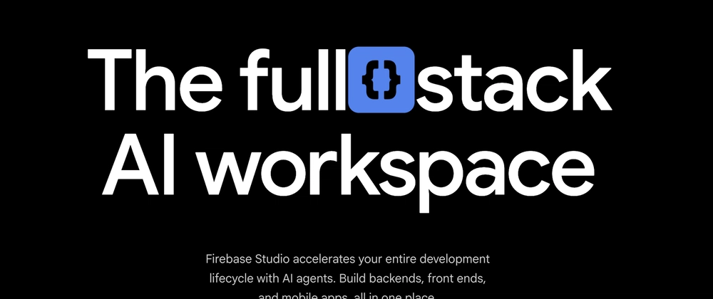 Firebase Studio: AI 기반 클라우드 개발 환경 소개