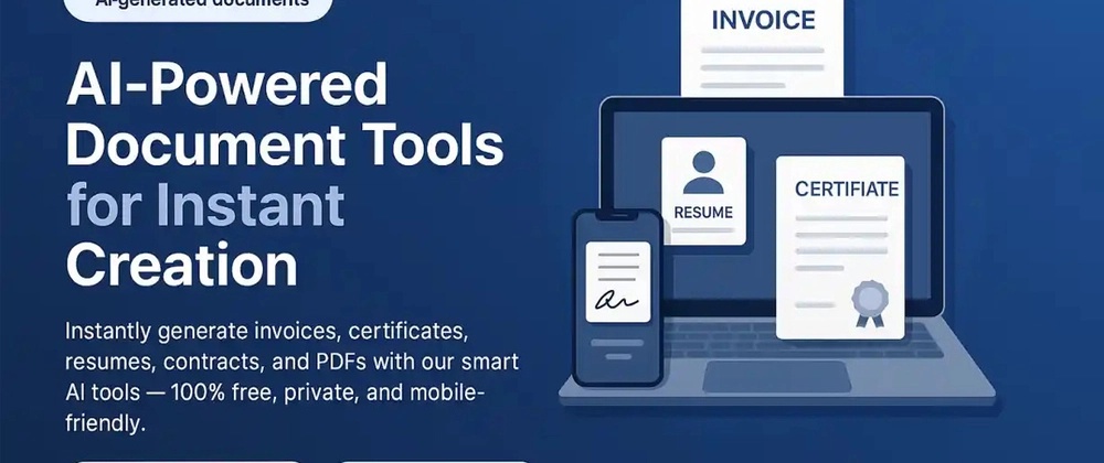 Free Document Maker - AI-Powered PDF &amp; Invoice Generator Too