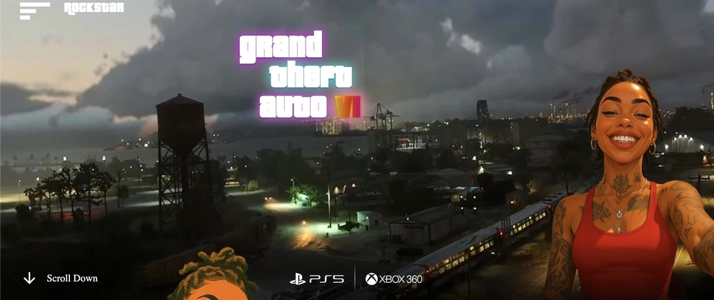 GTA VI 스타일 웹사이트 클론 개발: React 19 &amp; GSAP 활용
