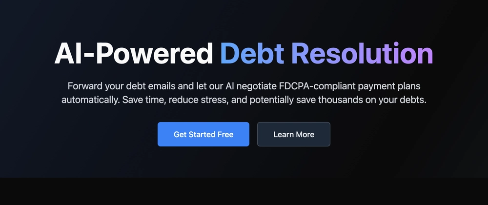 InboxNegotiator: AI-Powered Debt Negotiation with Postmark &amp;