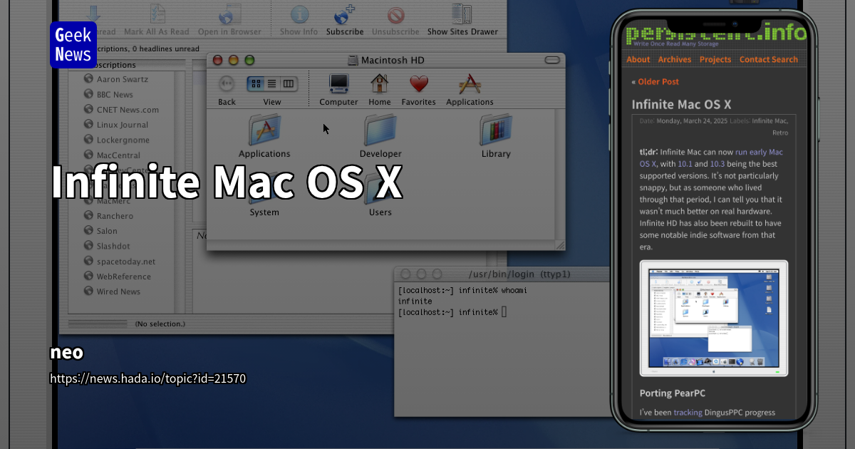 Infinite Mac OS X: WebAssembly Emulator for Legacy Systems