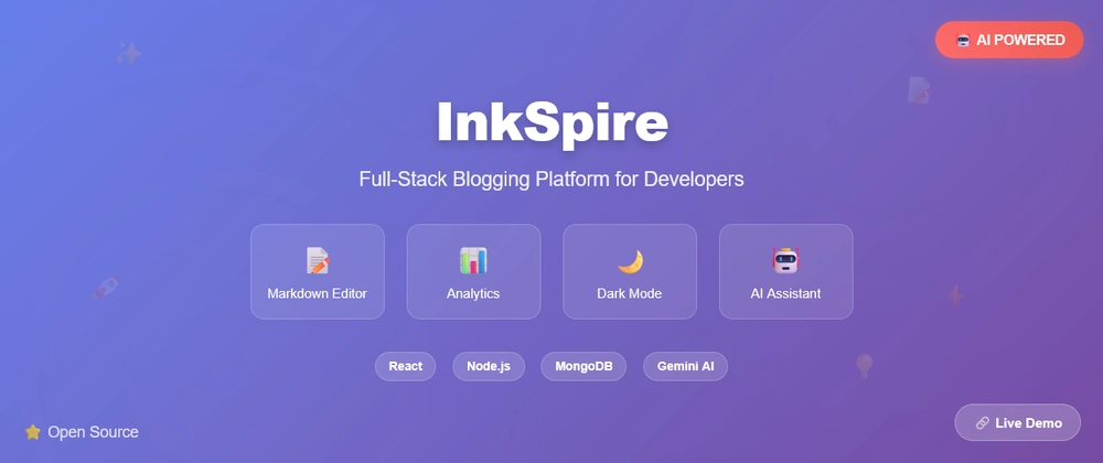 InkSpire: AI-Powered Blogging Platform for Developers with M