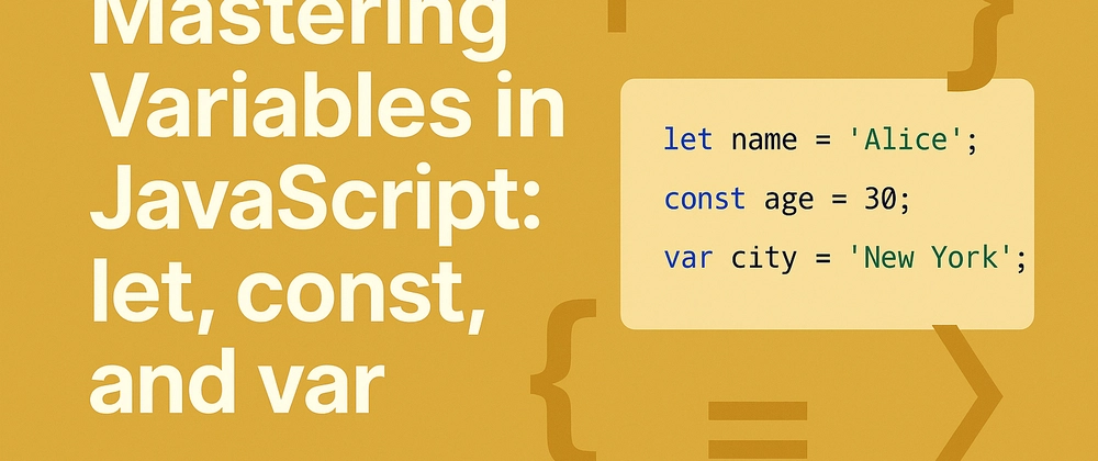 JavaScript let, const, var 차이점 및 사용법