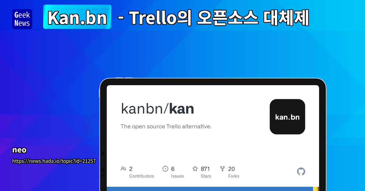 Kan.bn: Open-Source Trello Alternative