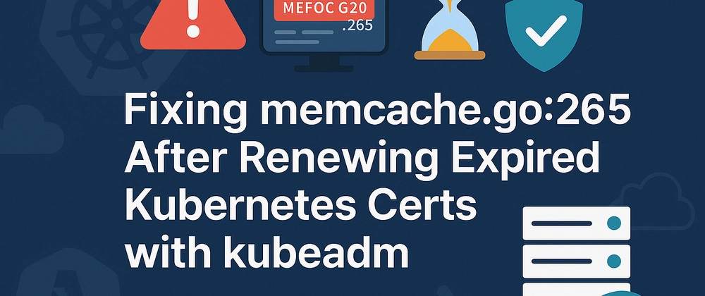 kubeadm 인증서 갱신 후 kubectl 오류 해결 가이드