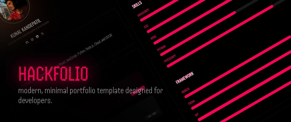 Modern Astro Developer Portfolio Template | Minimal Design