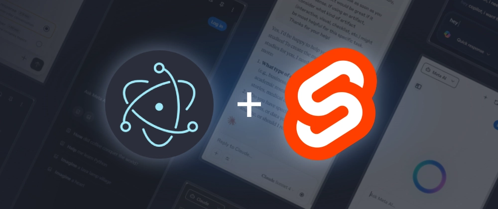 Electron + Svelte로 구현한 멀티 에이전트 AI 사이드바 데스크탑 앱 개발