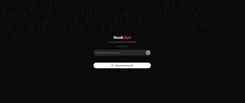 NookChat: AES-256 암호화, 익명 채팅 앱 (로그인 필요 없음)