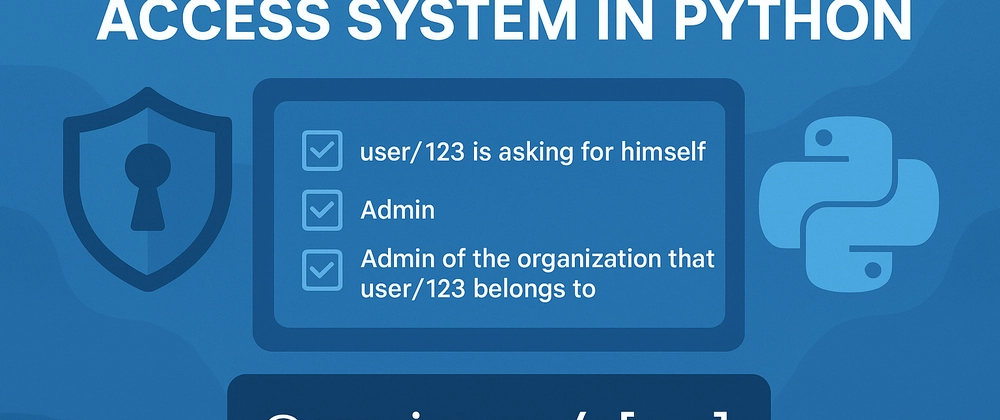Policy-Based Access Control Implementation in Python with Fa