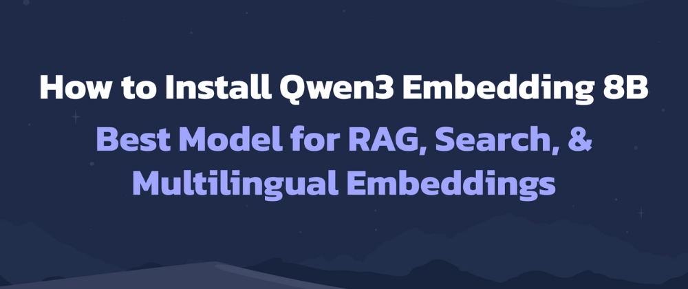 Qwen3 Embedding 8B 설치 및 활용 가이드