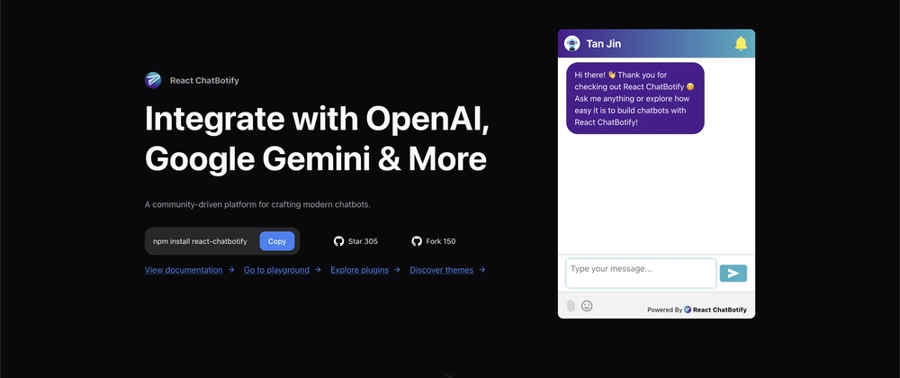 React ChatBotify v2: Plugin &amp; Scalability Features