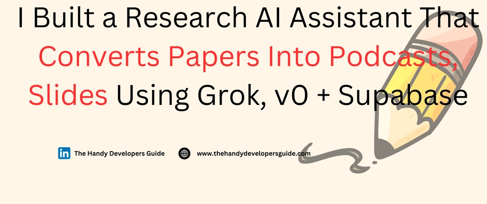 AI-Powered Research Tool Converts Papers to Slides &amp; Podcast
