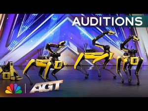 Boston Dynamics&apos; Spot 로봇, &apos;아메리카 갓 탤런트&apos; 군무 공연