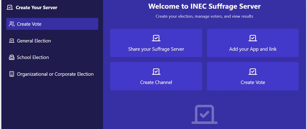 Suffrage Server 앱 개요: Supabase 및 Bolt.new 기술 활용