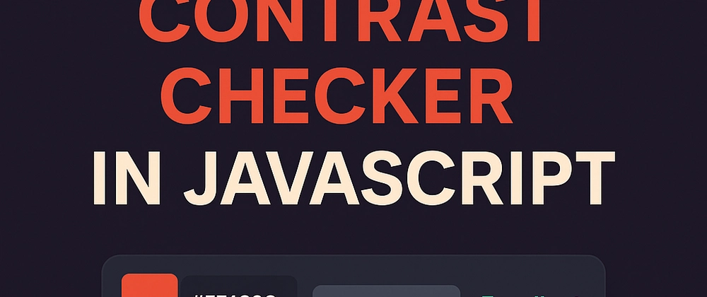 Syntrast 개발 경험: JavaScript 및 WCAG 기준 색상 대비 검사