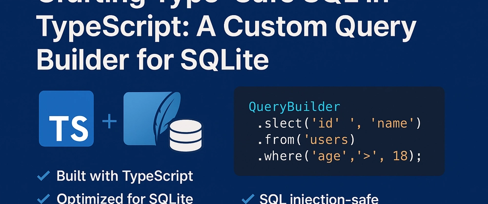 TypeScript SQLite Query Builder: Secure &amp; Fluent API for Mob