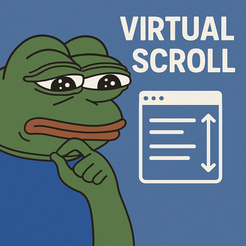 가상스크롤 원리와 CSS 기반 성능 최적화