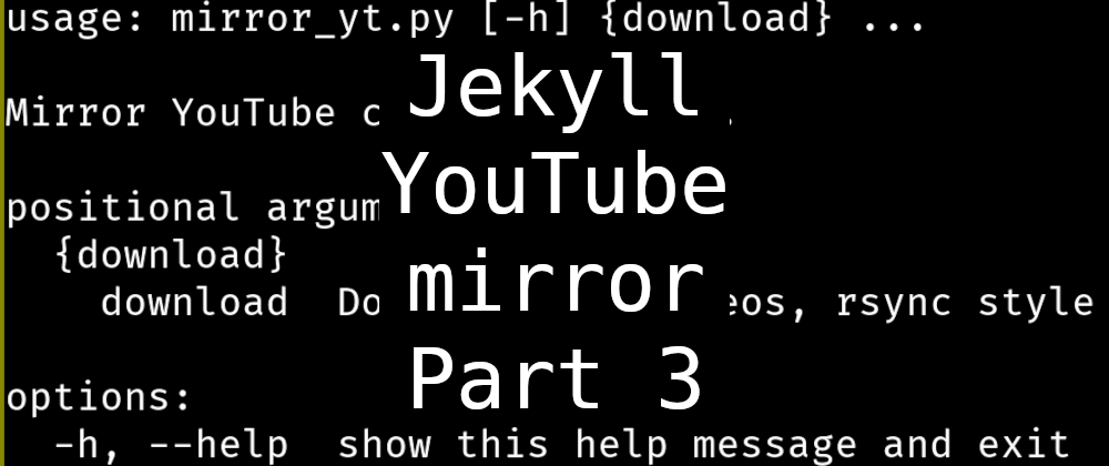 YouTube 채널 미러링 구현 - 파트3
